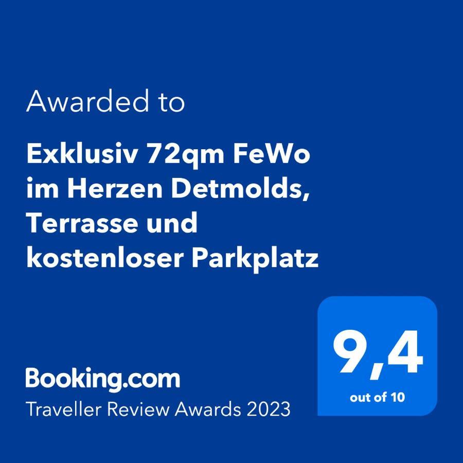 Exklusiv 72Qm Fewo Im Herzen Detmolds, Terrasse Und Kostenloser Parkplatz المظهر الخارجي الصورة